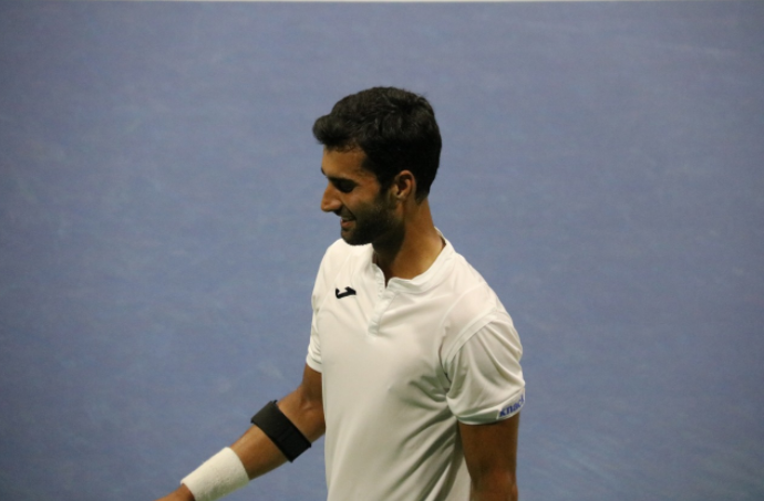 Pictures from Yuki Bhambri’s US Open 2018 1st round match vs Pierre-Hugues Herbert