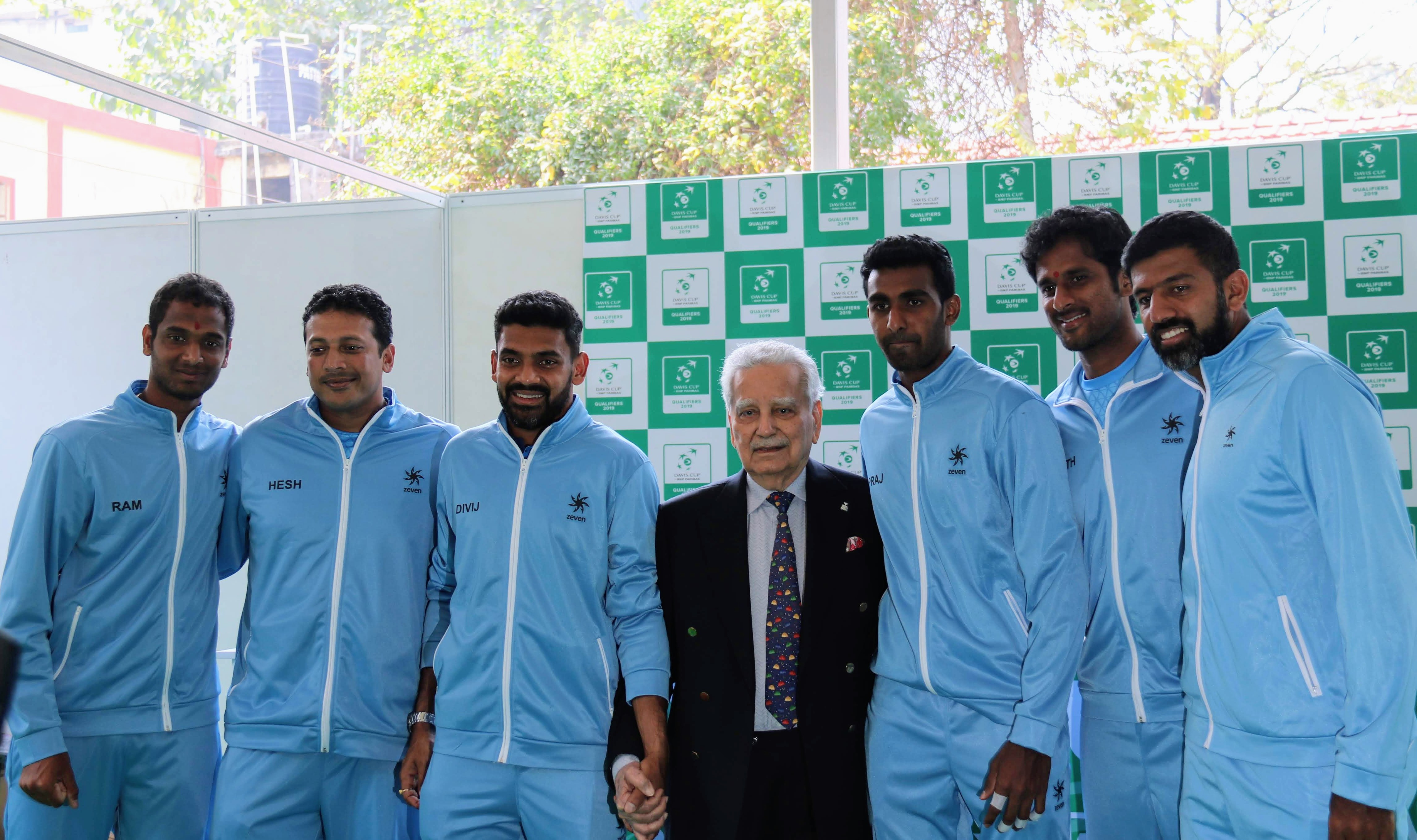 Davis Cup: India Vs Italy : Press Conference photos