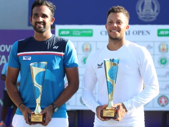 Arjun Kadhe and Jay Clarke win the doubles title at the Chennai Open ATP Challenger 2023