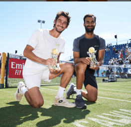 Yuki Bhambri wins his first ATP title in doubles at Mallorca, Spain on Grass :  Weekly round-up for the week starting June 26