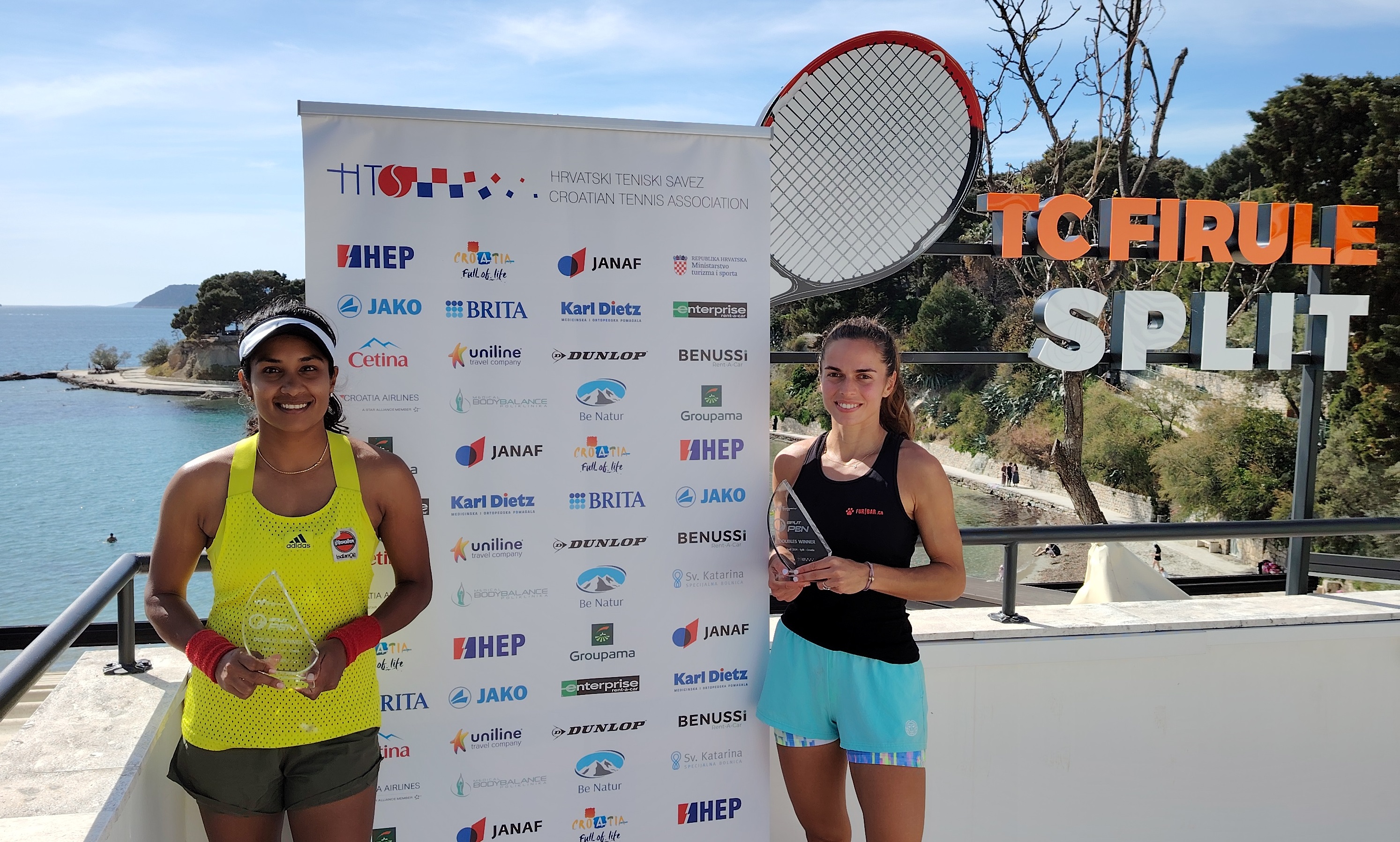 Thombare / Grammatikopoulou Clinch Doubles Title with Flawless Run at W75 Split Open