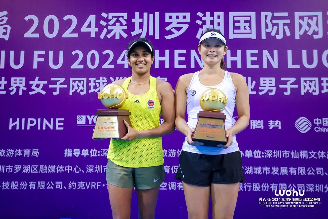 Prarthana Thombare and Arianne Hartono: Queens of the Court at ITF W50 Shenzhen, 2024