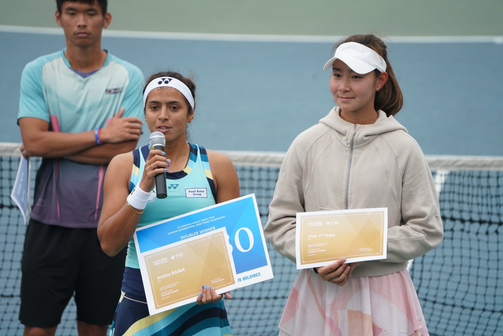 Ankita Raina wins the ITF W50 Kashiwa Open doubles title